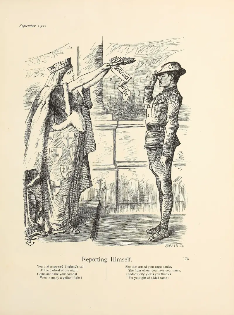Reporting Himself, Sir John Tenniel