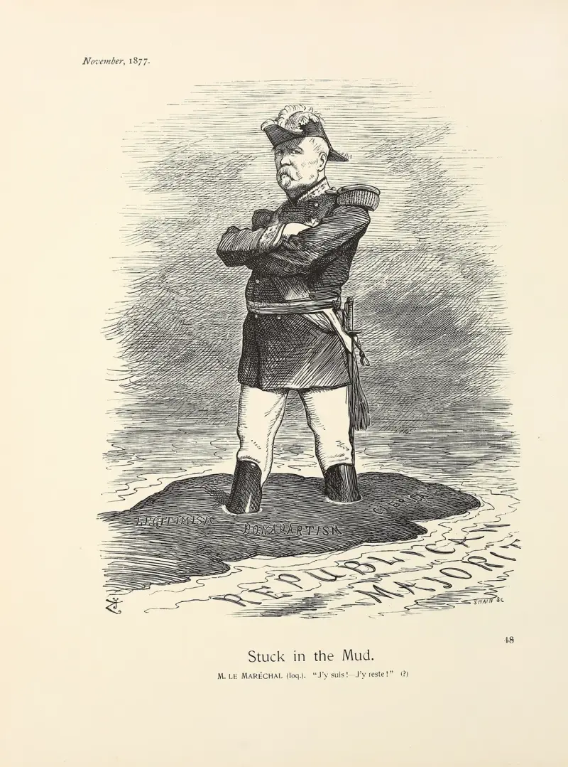 Fast i gyttjan av Sir John Tenniel