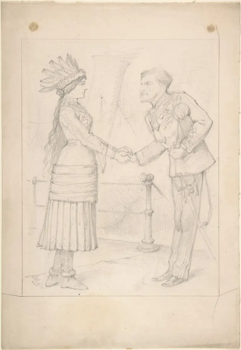 The Best of Friends Must Part av Sir John Tenniel