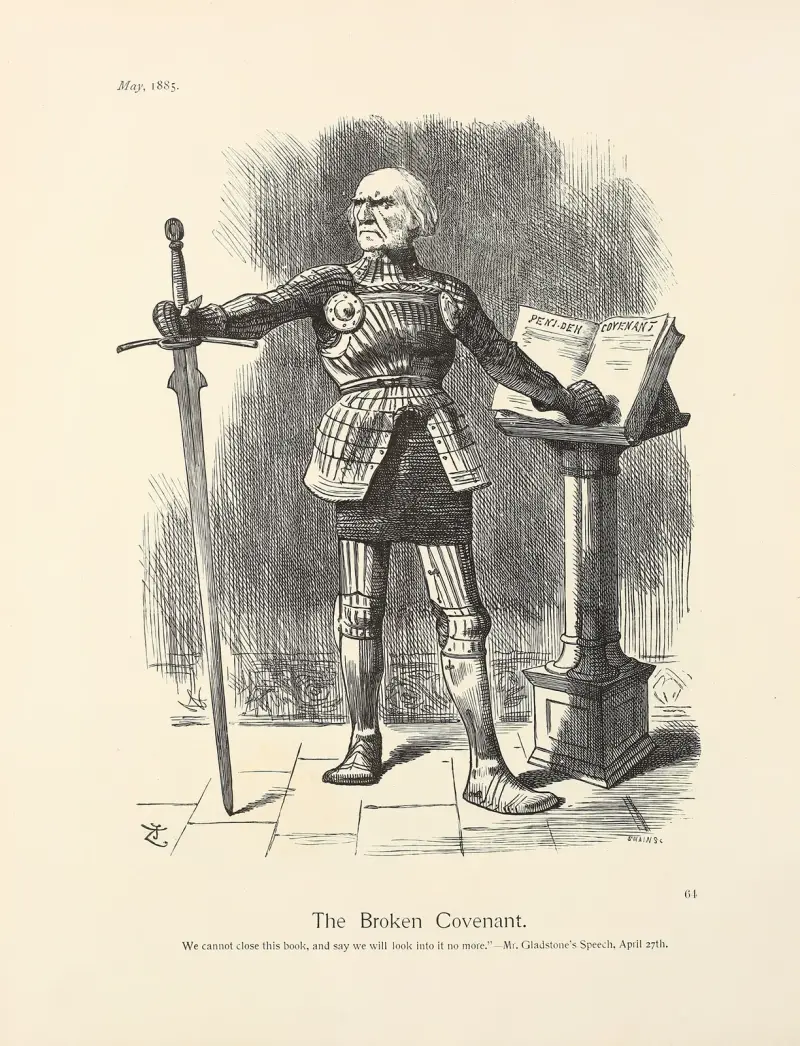 The Broken Covenant av Sir John Tenniel