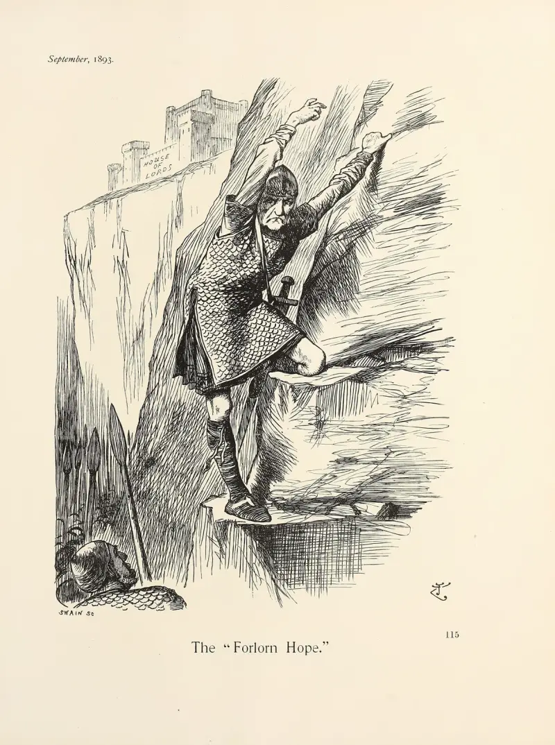 The ‘Forlorn Hope’ av Sir John Tenniel