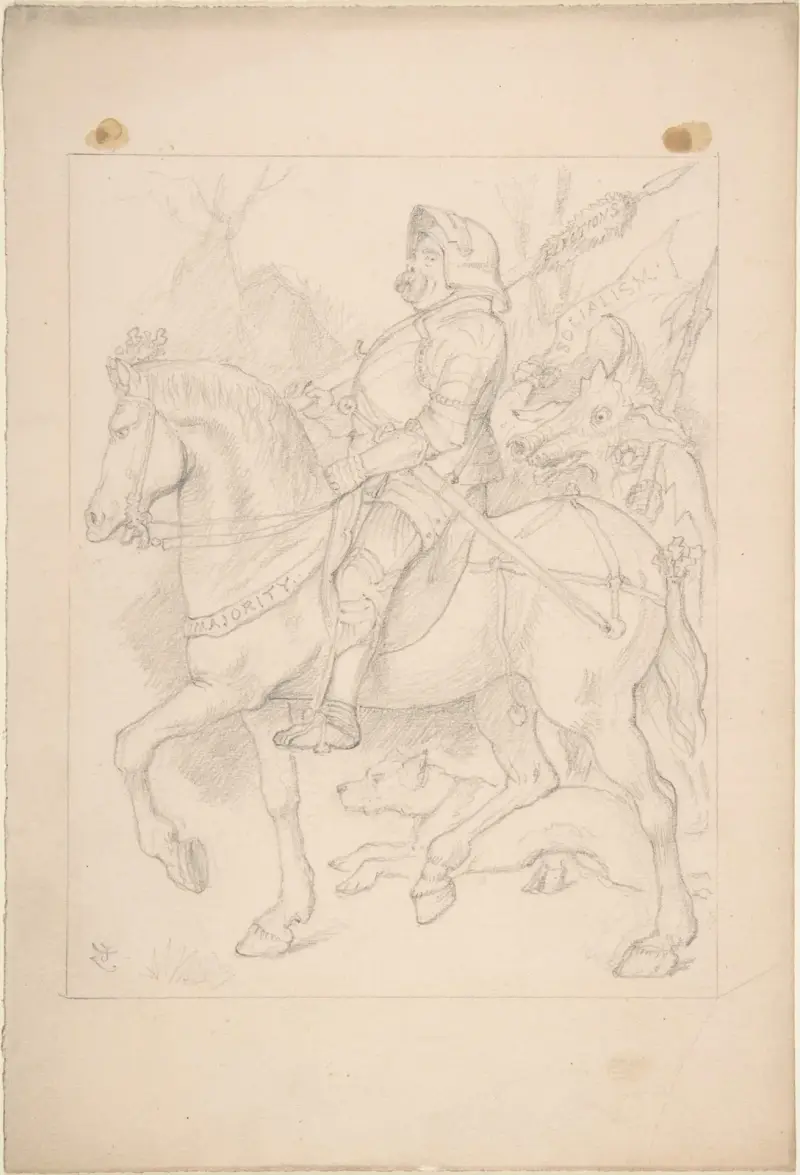 Riddaren och hans följeslagare av Sir John Tenniel
