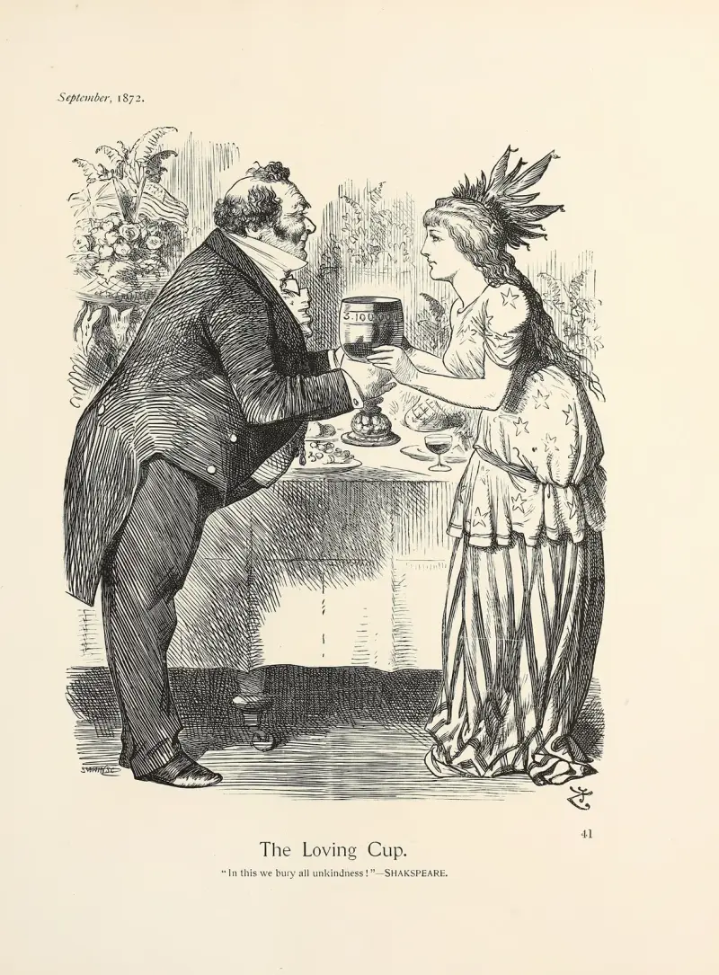 The Loving Cup av Sir John Tenniel