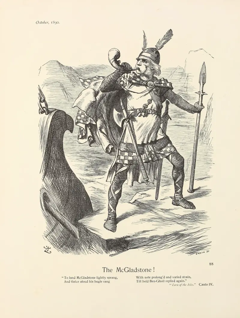 The McGladstone! av Sir John Tenniel