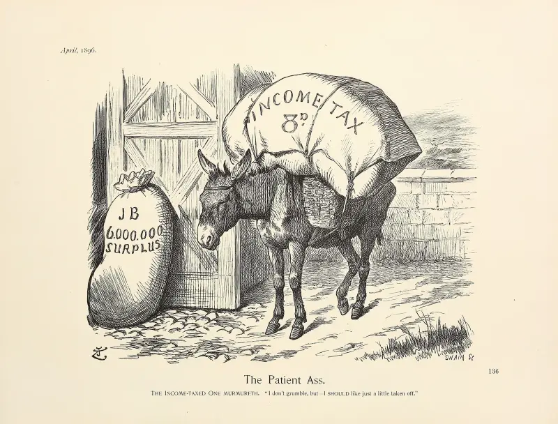 Den tålmodige åsnan av Sir John Tenniel