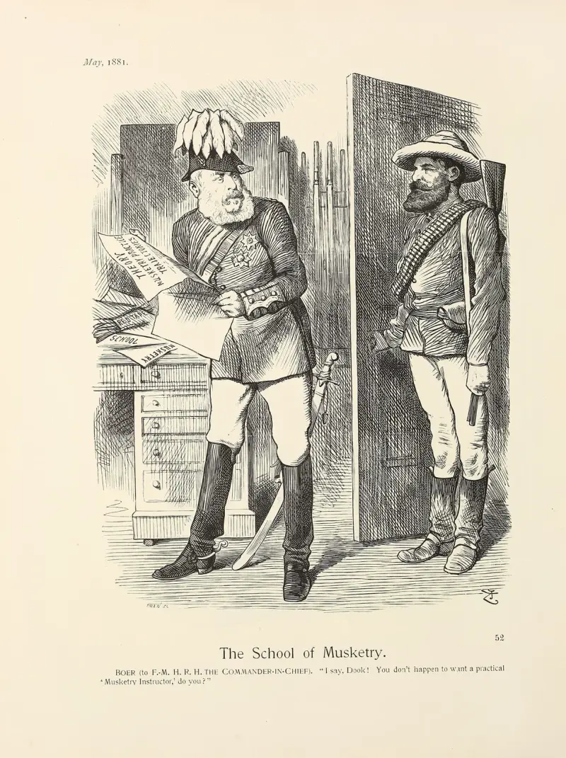 The School of Musketry av Sir John Tenniel