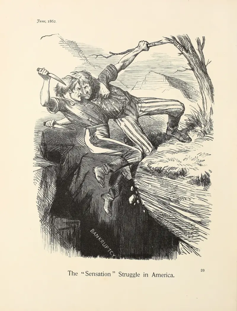 The ‘Sensation’ Struggle in America av Sir John Tenniel