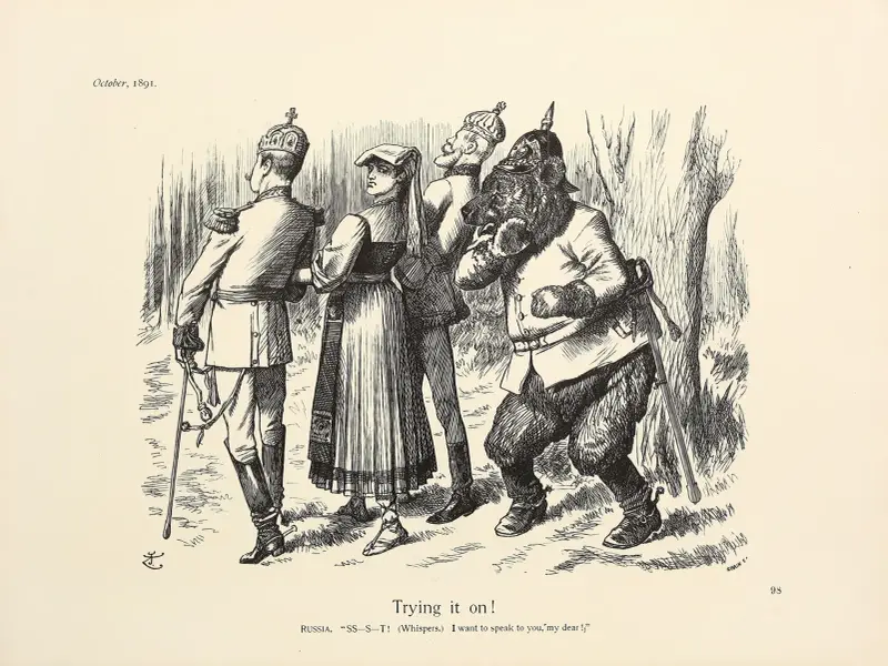 Trying it on! von Sir John Tenniel