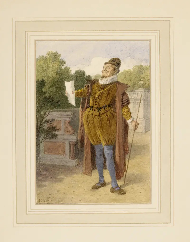 Trettondagsafton, Malvolio av Sir John Tenniel