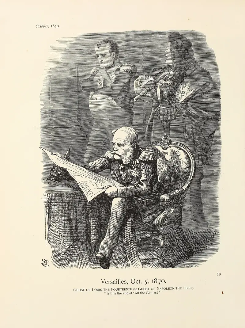 Versailles, Oct. 5, 1870 av Sir John Tenniel