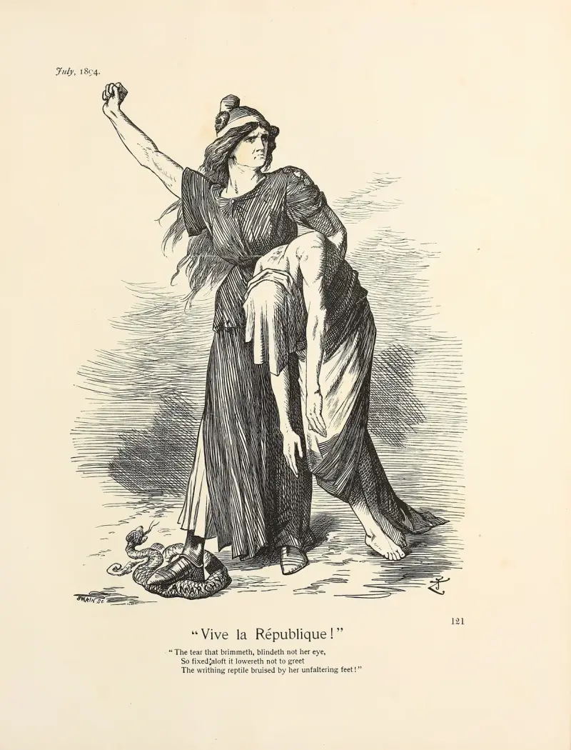 Vive la Republique! av Sir John Tenniel