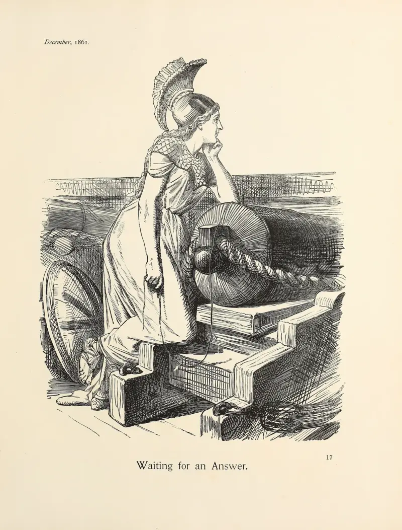 Väntar på ett svar av Sir John Tenniel