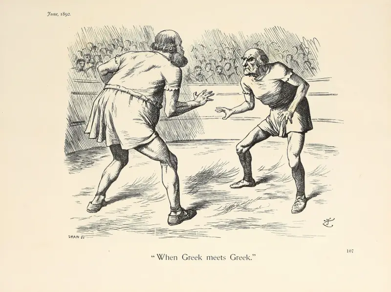 When Greek meets Greek av Sir John Tenniel