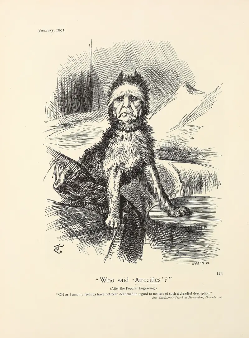 Vem sa 'Atrocities' av Sir John Tenniel