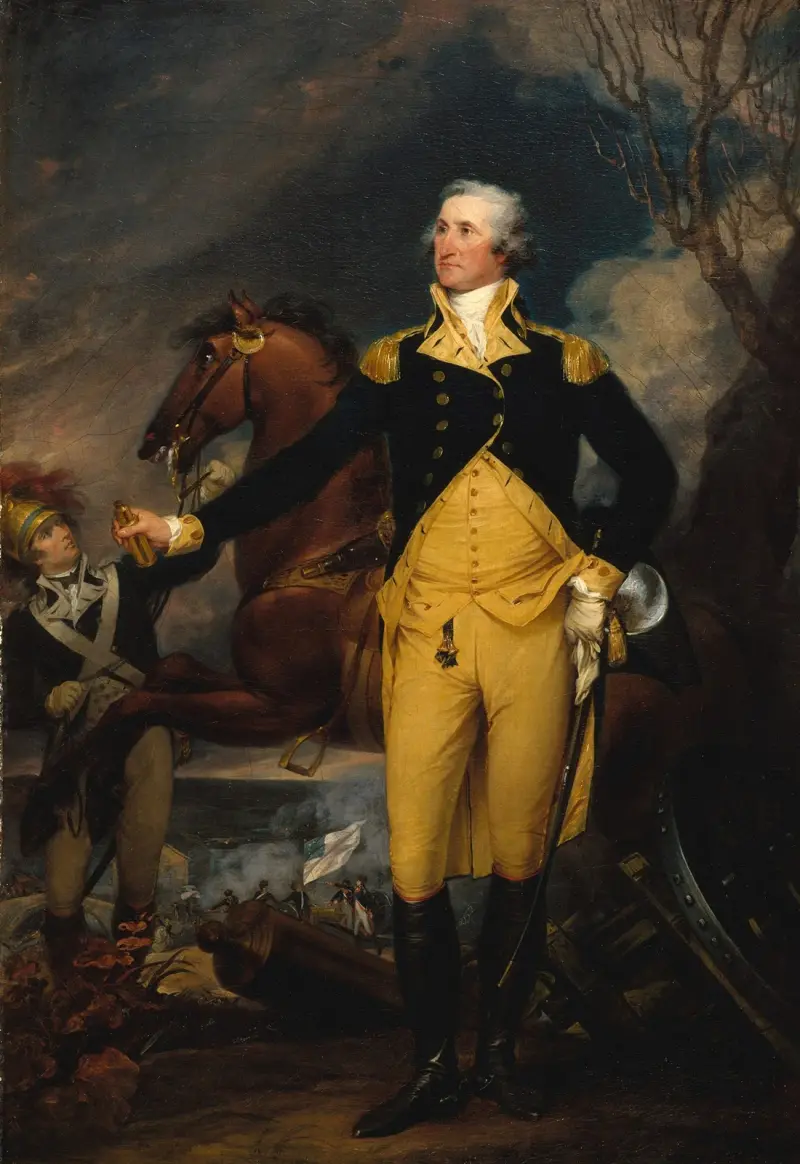 George Washington before the Battle of Trenton av John Trumbull