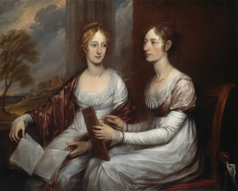 The Misses Mary and Hannah Murray av John Trumbull