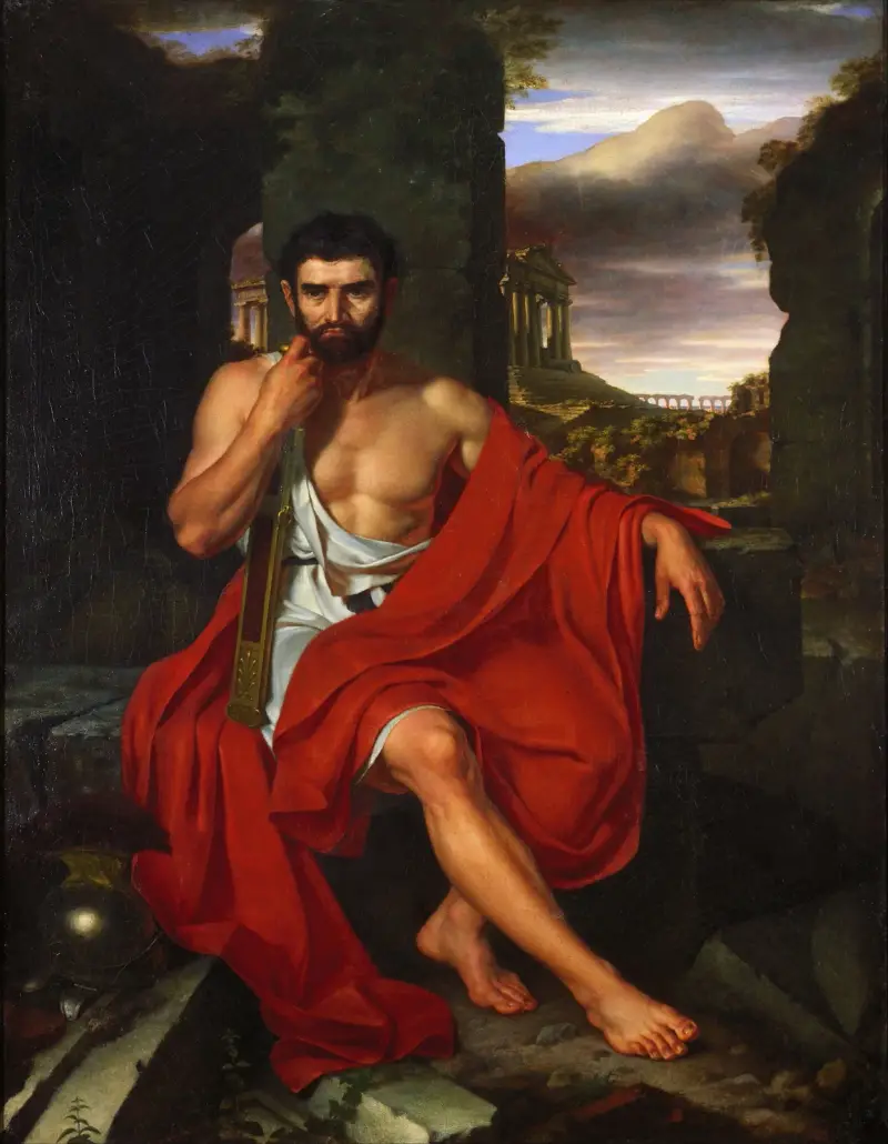 Caius Marius Amid The Ruins Of Carthage av John Vanderlyn