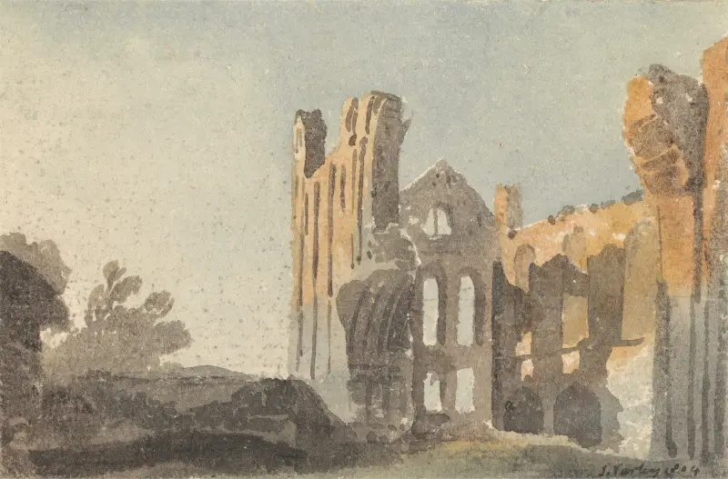 Kirkstall Abbey near Leeds av John Varley