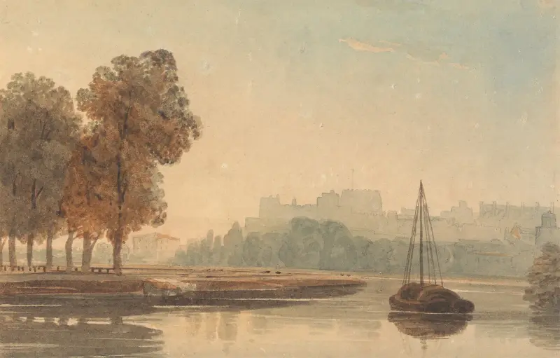 Themsen vid Windsor av John Varley