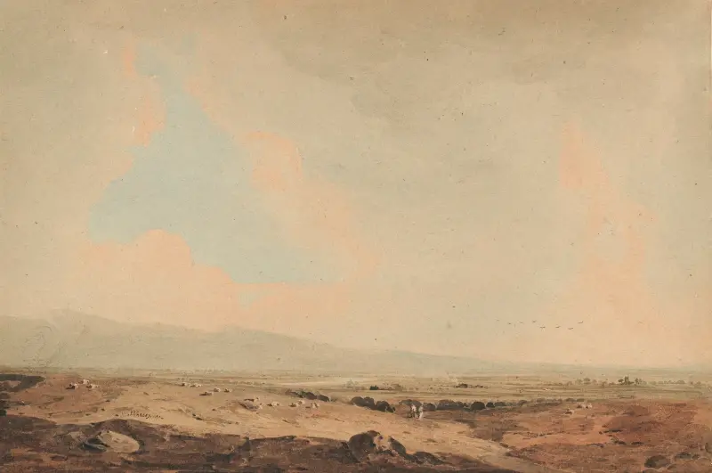Dalen vid Clwyd, Wales av John Varley