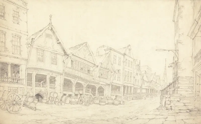 Watergate Street, Chester av John Webber