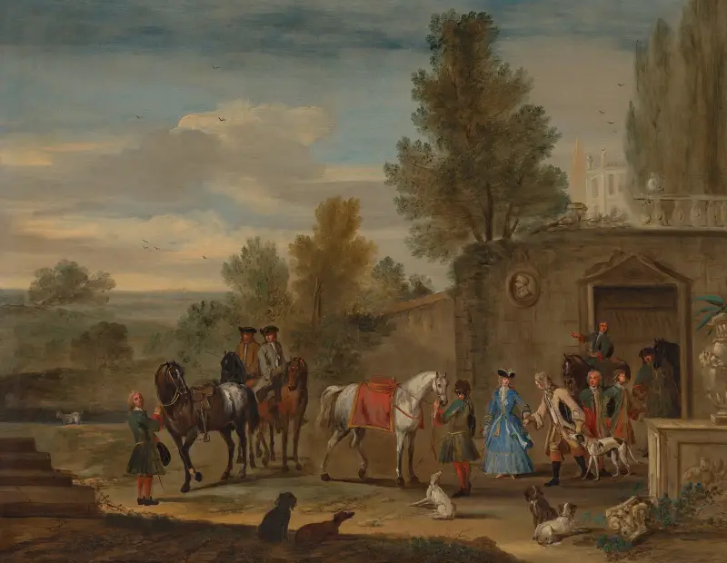A Riding Party av John Wootton