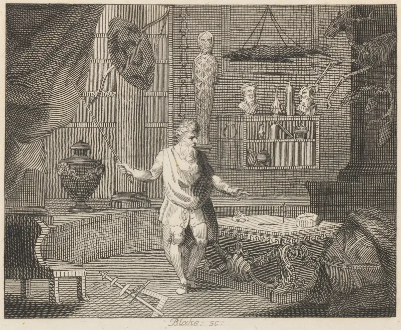 Fabel XVI. Nålen och synålen av John Wootton