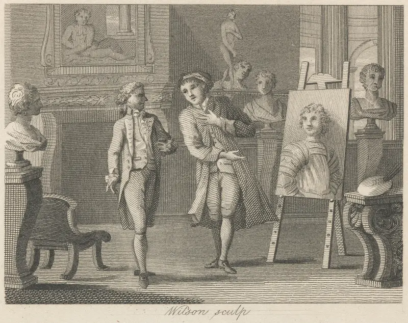 Fable XVIII. The Painter Who Pleased No Body and Every Body av John Wootton