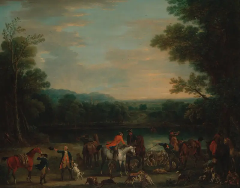 The Death of the Hare av John Wootton