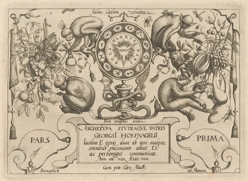 Archetypa studiaque patris Georgii Hoefnagelii Pl.12 av Joris Hoefnagel