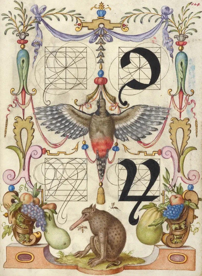Guide for Constructing the Tironian con and orum av Joris Hoefnagel