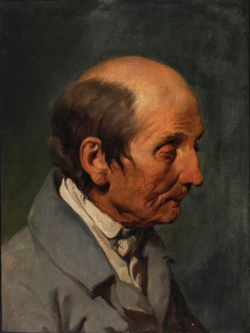 Bildnis eines älteren Herren av Josef Danhauser
