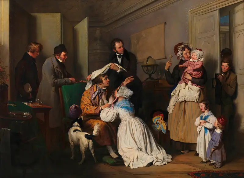 Der Augenarzt von Josef Danhauser