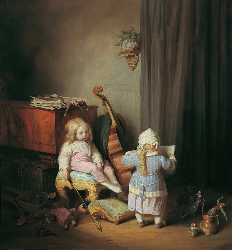 Die kleinen Virtuosen von Josef Danhauser