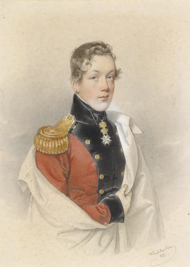 Bildnis eines österreichischen Prinzen av Josef Kriehuber