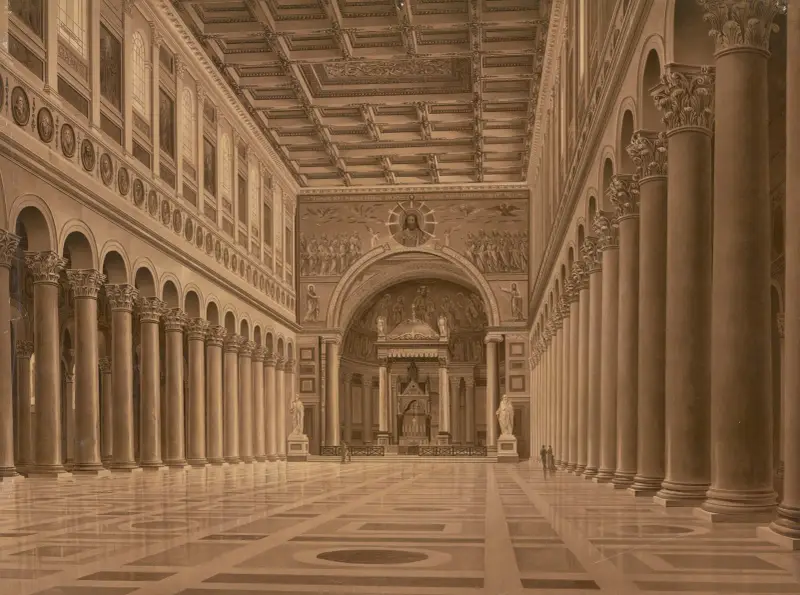 Basilica of Saint Paul Outside the Walls av Josef Langl