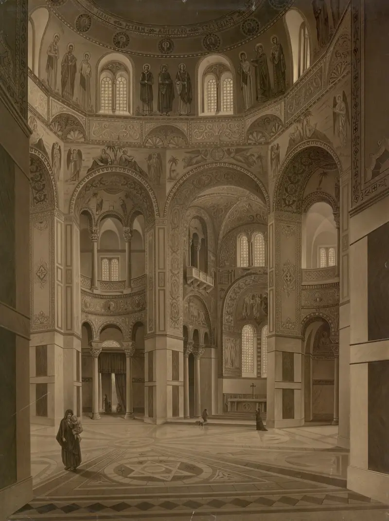 Basilica of San Vitale in Ravenna av Josef Langl