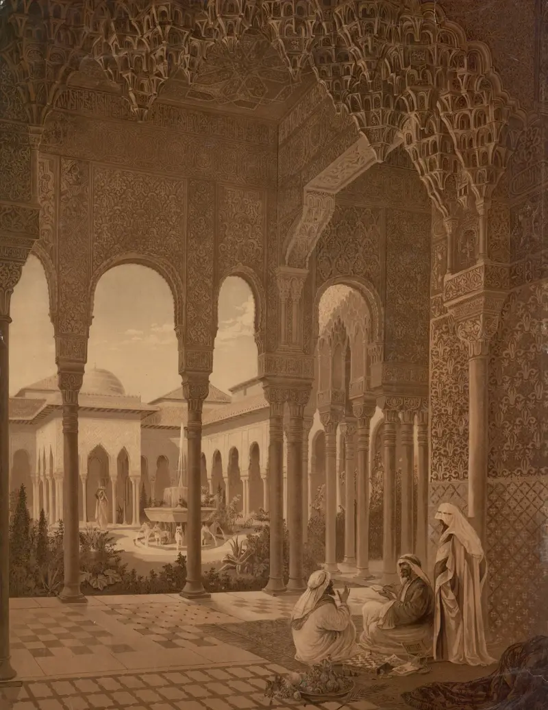 Court of the Lions, Alhambra av Josef Langl