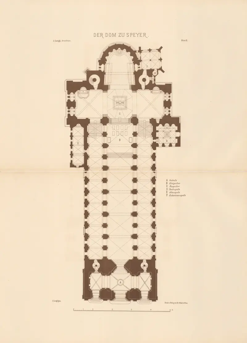 Der Dom zu Speyer von Josef Langl
