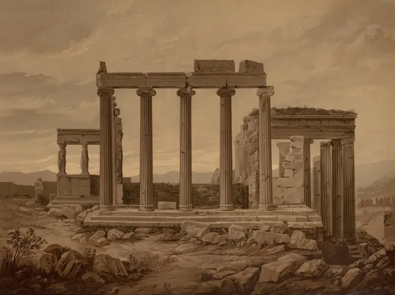 Erechtheion (Athena Polias tempel) av Josef Langl