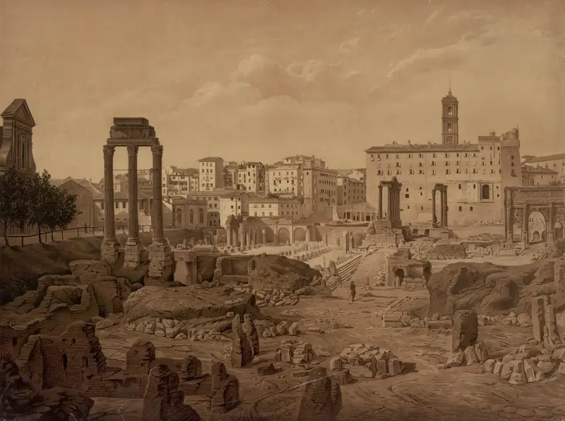 Forum Romanum, 1883 von Josef Langl