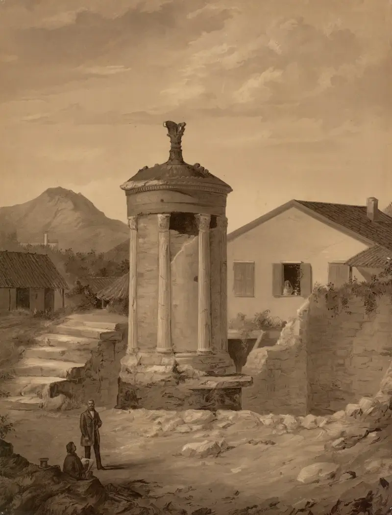 Lysikratesmonumentet av Josef Langl