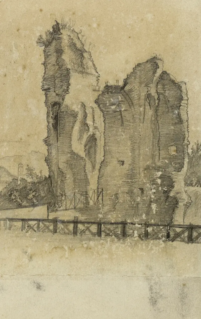 Romerska ruiner av Arthur-Joseph Gueniot