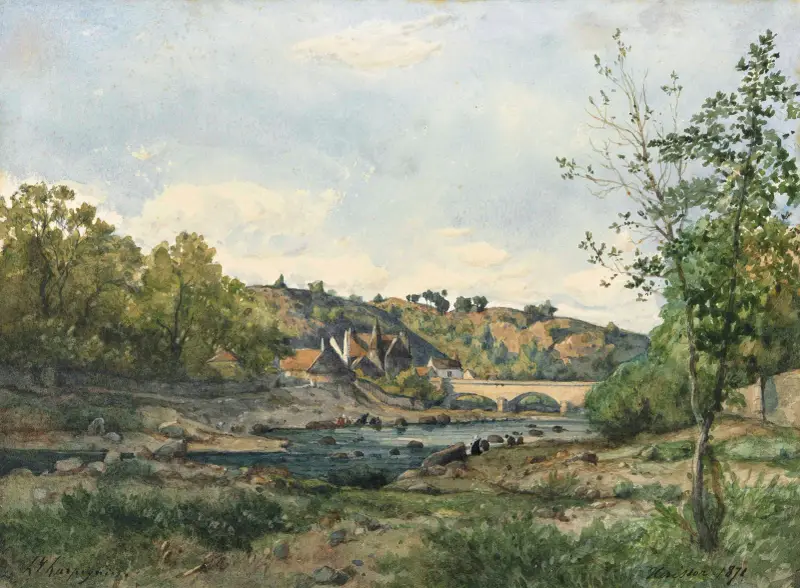 Hérisson av Henri-Joseph Harpignies