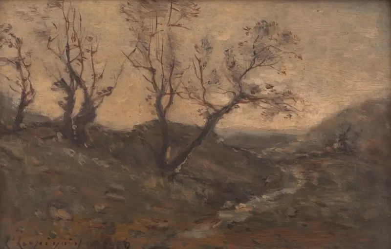 Bäcken av Henri-Joseph Harpignies