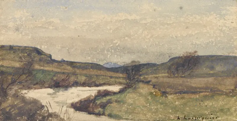 Bäcken av Henri-Joseph Harpignies