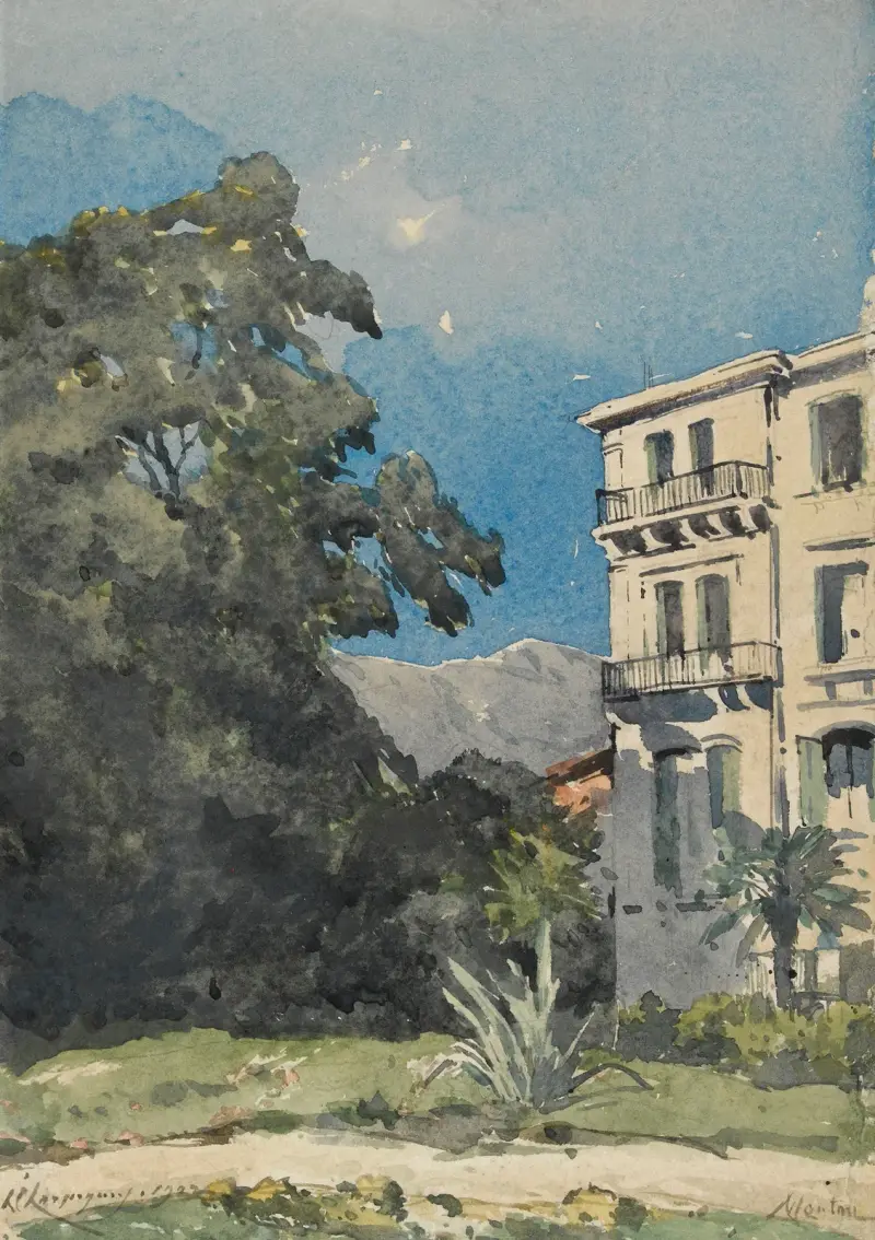Menton av Henri-Joseph Harpignies