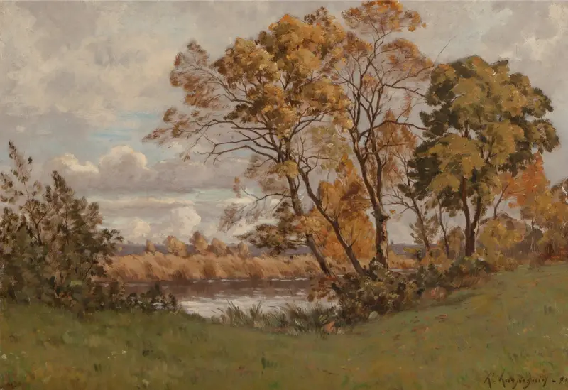 Landskap av Henri-Joseph Harpignies