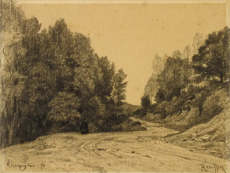 Landskap av Henri-Joseph Harpignies