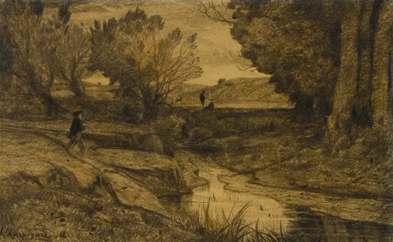 Landskap av Henri-Joseph Harpignies
